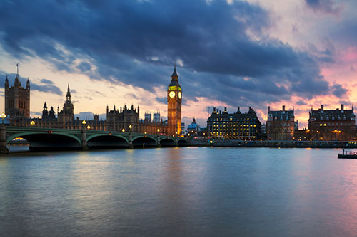 UK Study Abroad - London Cityscape with Big Ben
